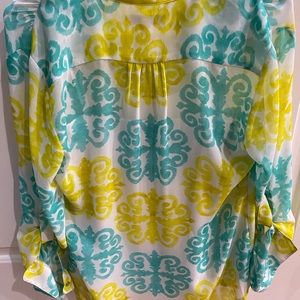 Blouse with built in cami